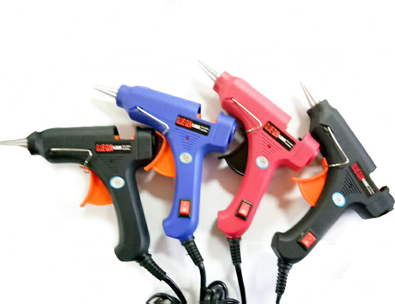 Hj005 Single Color mini 20w Anti Drip Hot Melt Glue Gun