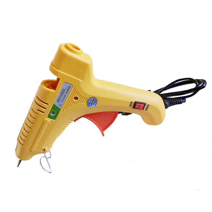 China Manufacturer Electronic Power Tool 60w/100w Industrial Copper Nozzle Hot Melt Silicone Glue Gun