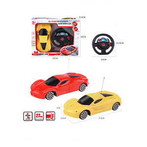 hot sell radio control plastic 1/24 scale 2 channel Steering Wheel Racing RC Car remote control toy car