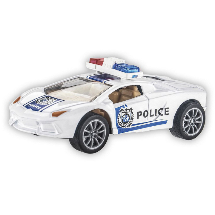 Children's Pull Back Toy Car Diecast Toy Police Model Car Police Alloy Car Toys For Boys Play