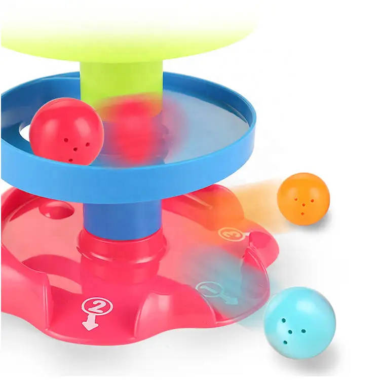 Children Eco  Colorful Educational Enlightening Game Toy Rolling Ball For Baby Friendly  Kids Toys