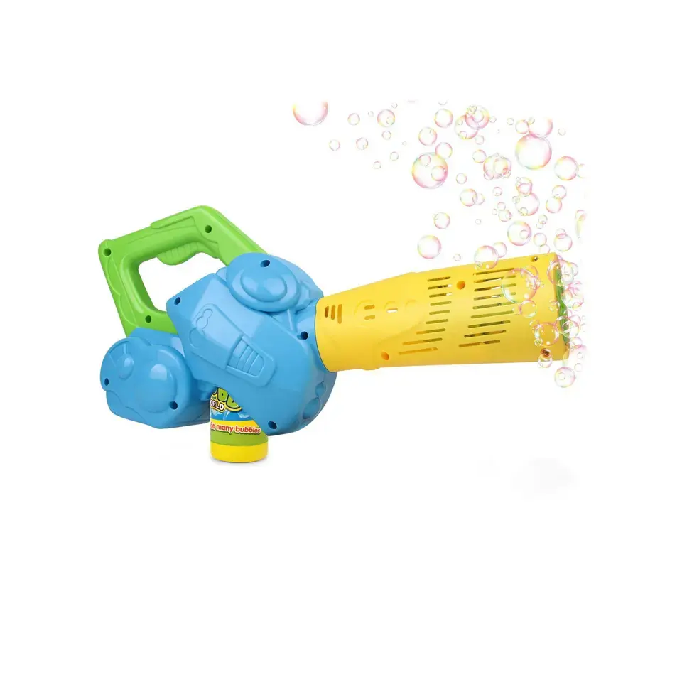 Hot Selling Summer&Outdoor Toys B/O Automatic Bubble Leaf Blower Bubble Machine Toy For Children