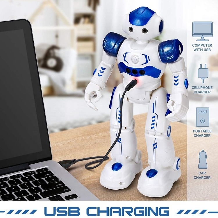 USB cable  move to observe Sing and Dance Gesture Sensing Remote Control Programmable fun Robot Toy