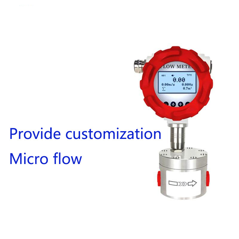 gear flow meter positive displacement flowmeter molasses liquid control hot oil micro flow meter