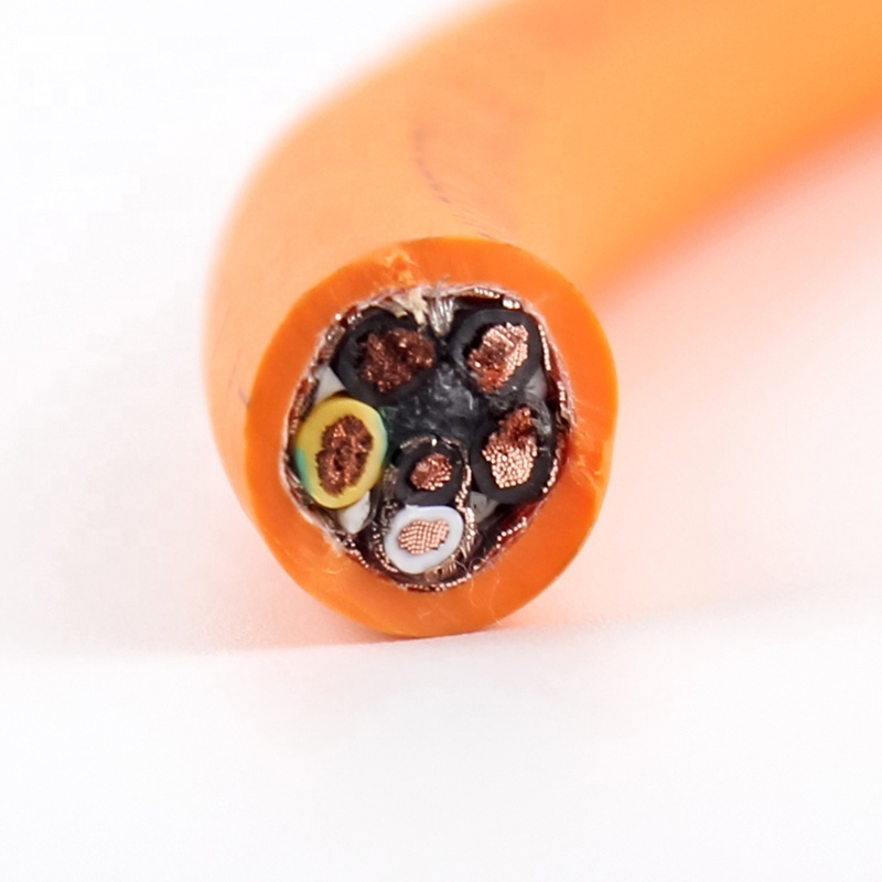 Cross-sectional area of 6-core power cable 4G1.5+1P1