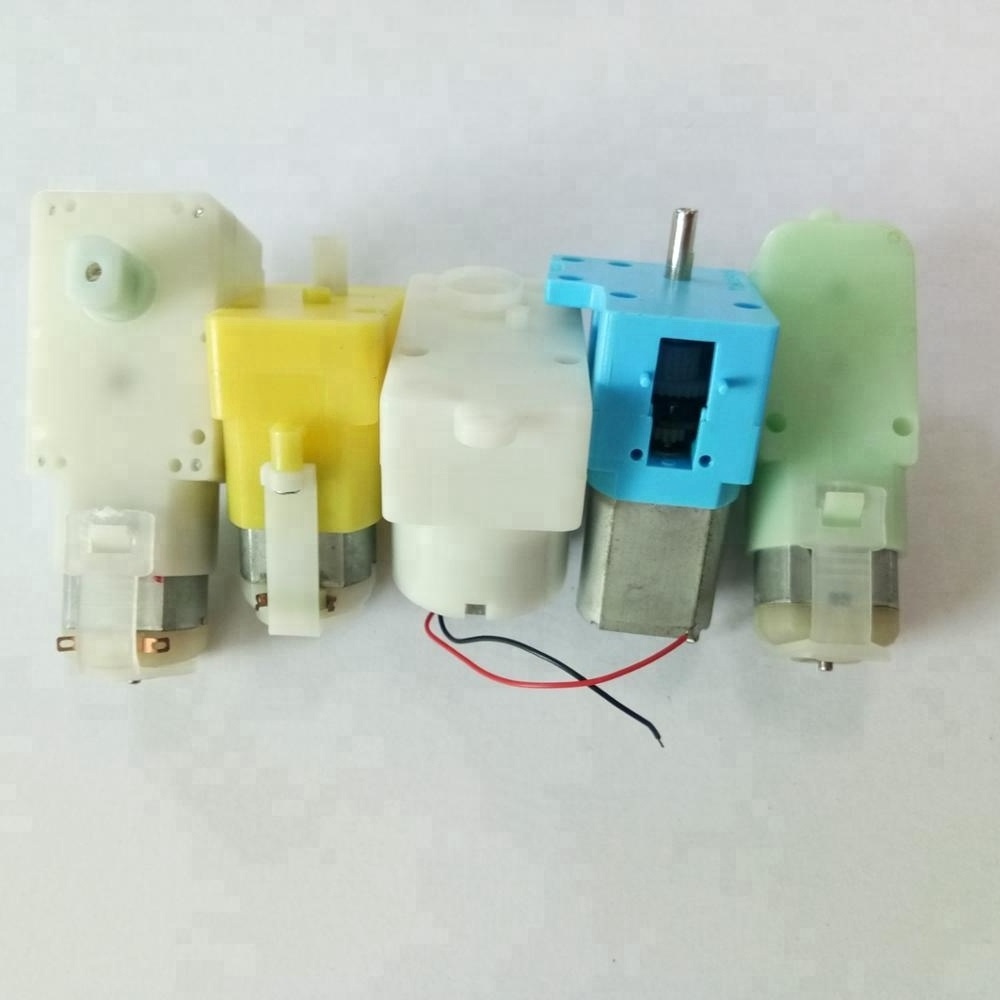 Wholesale 3v/6v/12v plastic right angle gearbox with motor for toy car