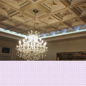 Wholesale PU Square shaped decorative ceiling medallions