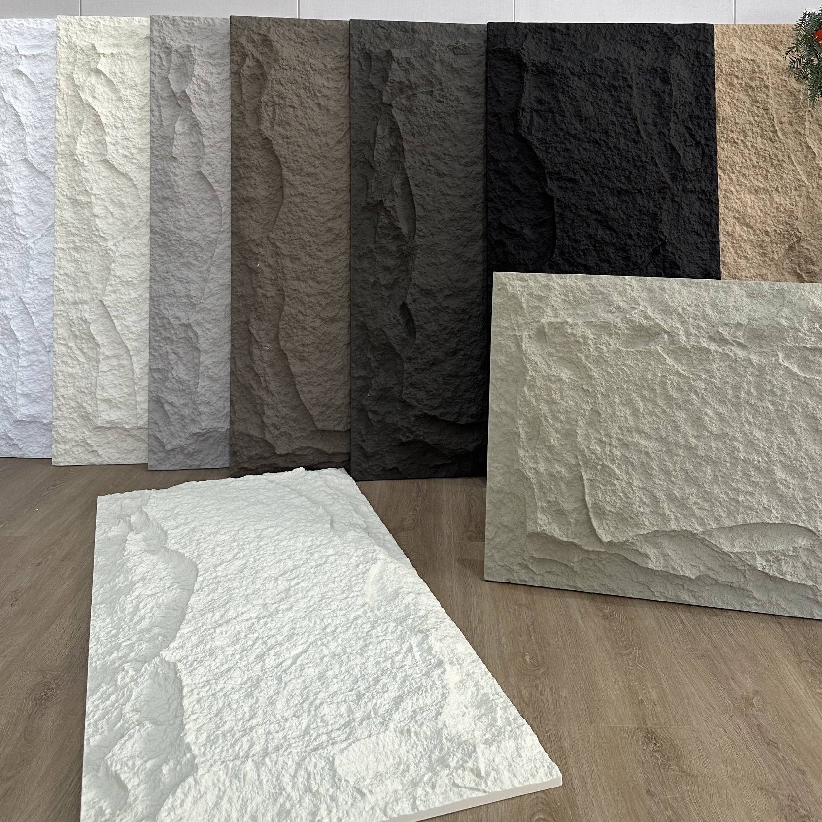 PU Mushroom Stone Wall Panel Polyurethane Artificial Stone For Indoor and Outdoor