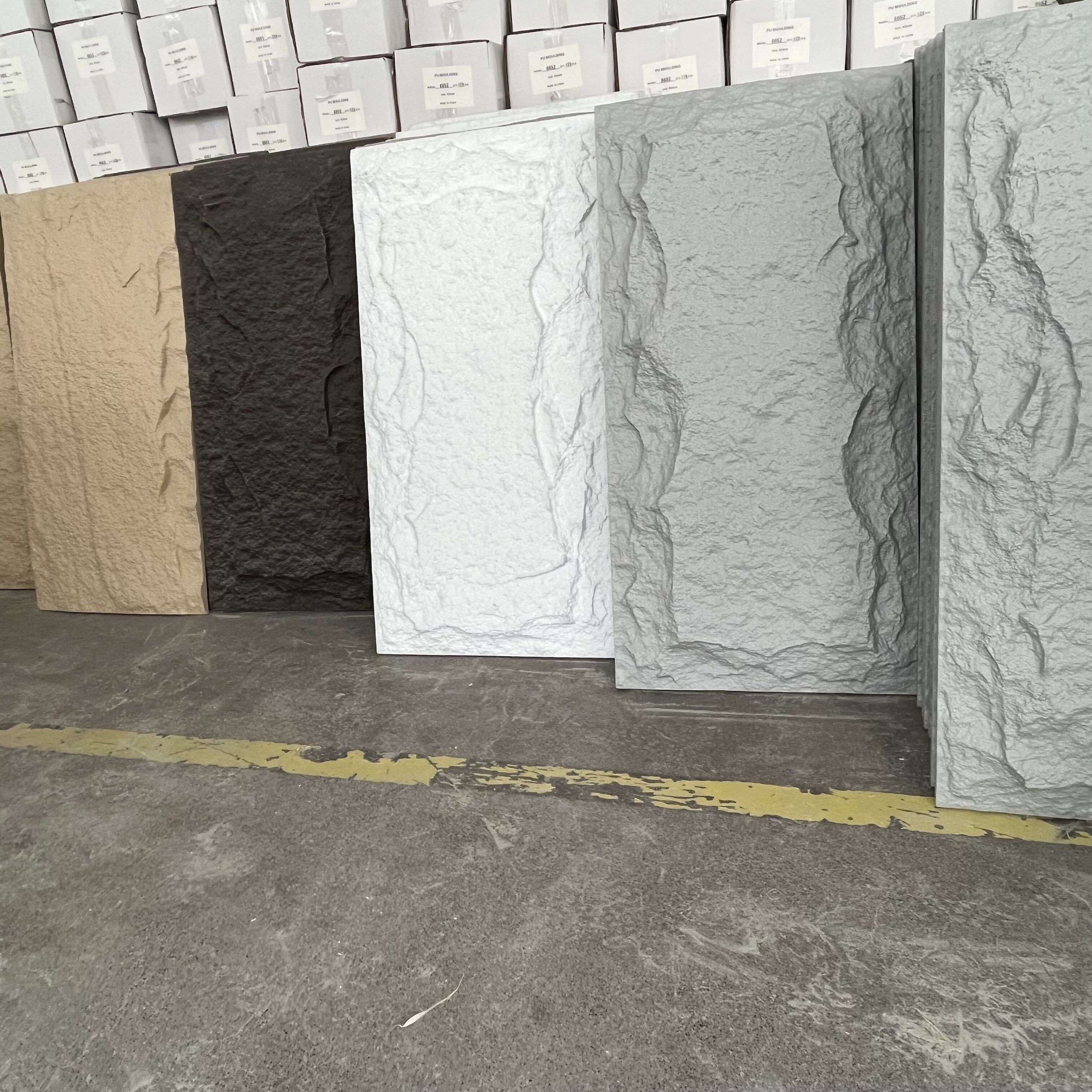 Polyurethane Mushroom Stone PU Wall Cladding Designs PU Wall Decor Stone Artificial stone Interior and exterior