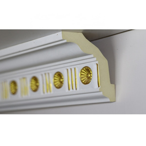 polyurethane material cheap PU foam crown molding