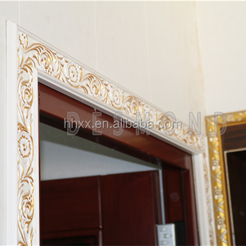 European PU home decor windows and door trims molding