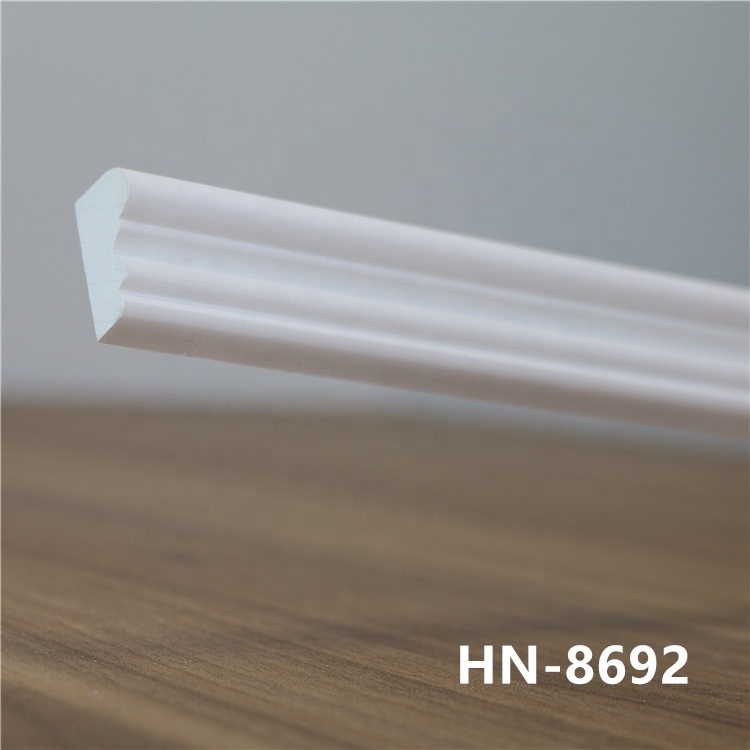 polyurethane construction material PU plain panel molding for wall decoration in villa