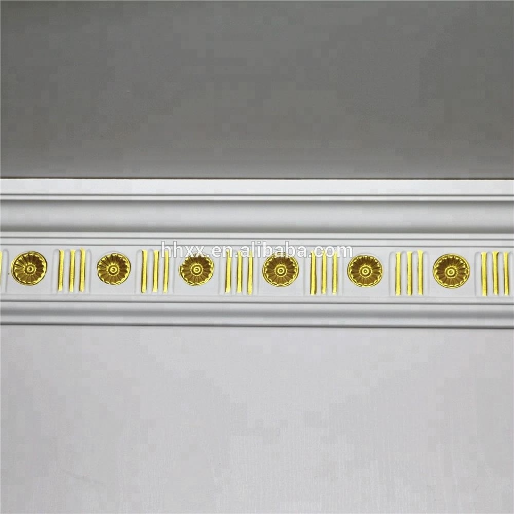 polyurethane material cheap PU foam crown molding