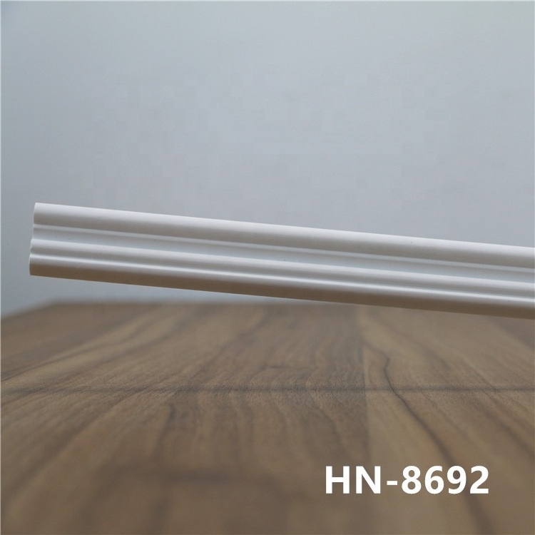 polyurethane construction material PU plain panel molding for wall decoration in villa