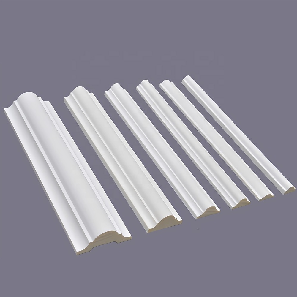 Polyurethane interior wall molding panel PU mouldings decorative White Primer PU Wainscoting