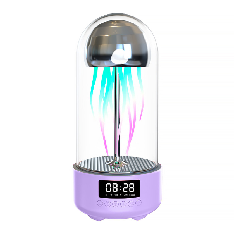 Wireless Portable Night Light 7 Lighting Colors Bt Speaker Jellyfish Table Lamp Mini Bluetooth Speaker