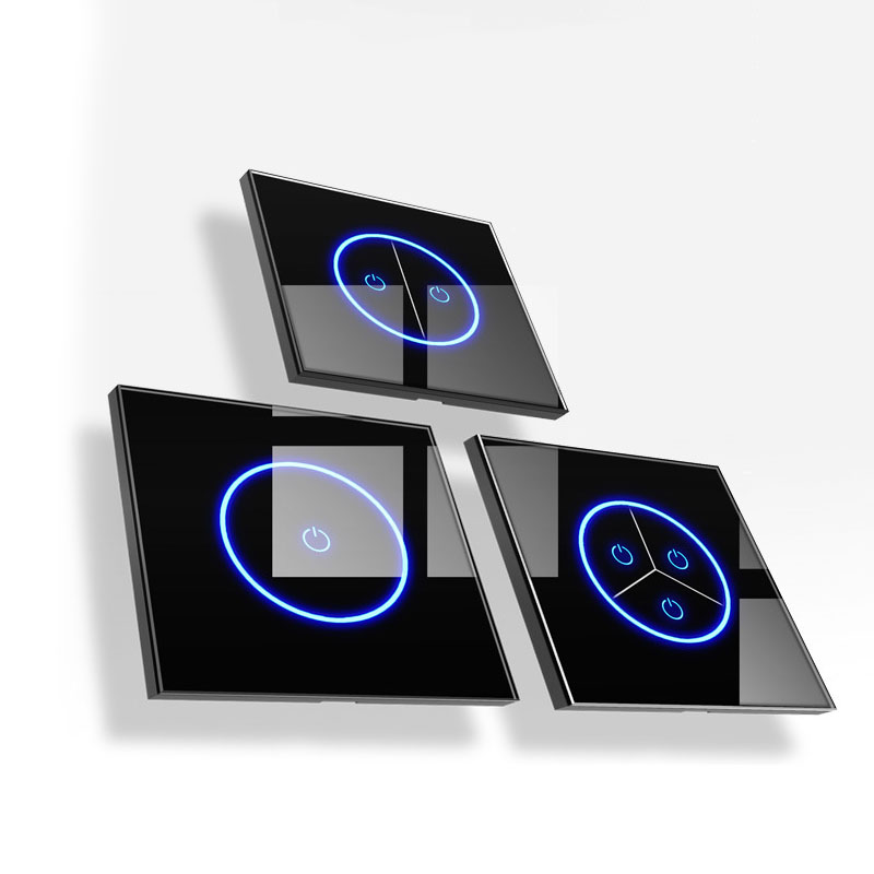 Customized Smart Touch Switch Glass Panel 86 Switch Panel Tempered Glass Panel Shaped Touch