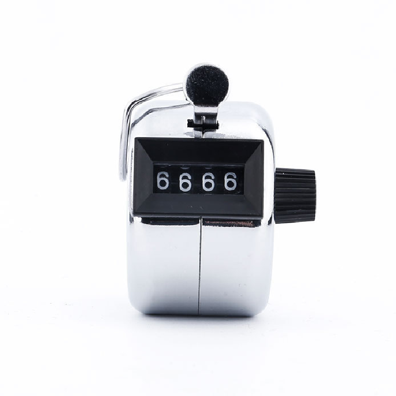 Tally 4 Digit Counters Hand Clicker Manual Handy Mechanical Counter digital finger counter