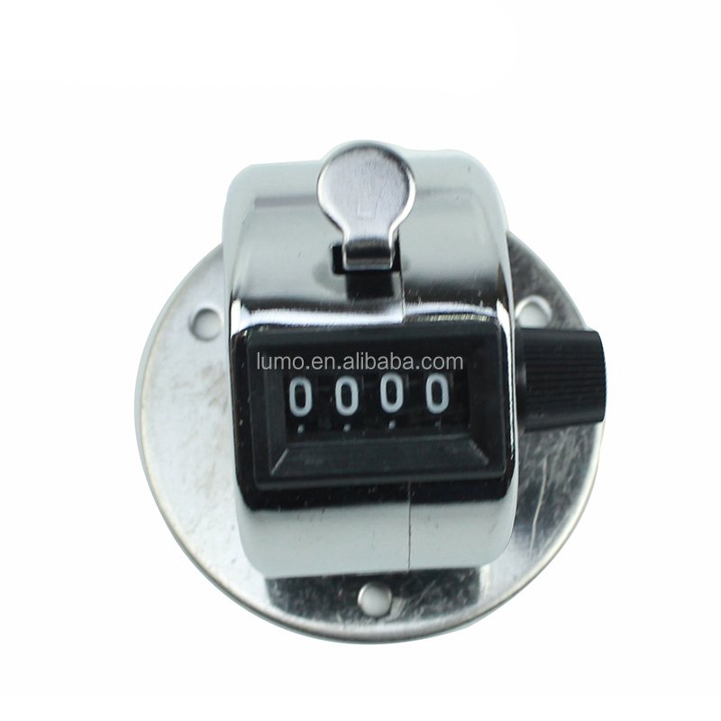 Mechanical Counters 4 Digit Display Metal Hand Tally Counter Finger Sports Row School Counter Tally