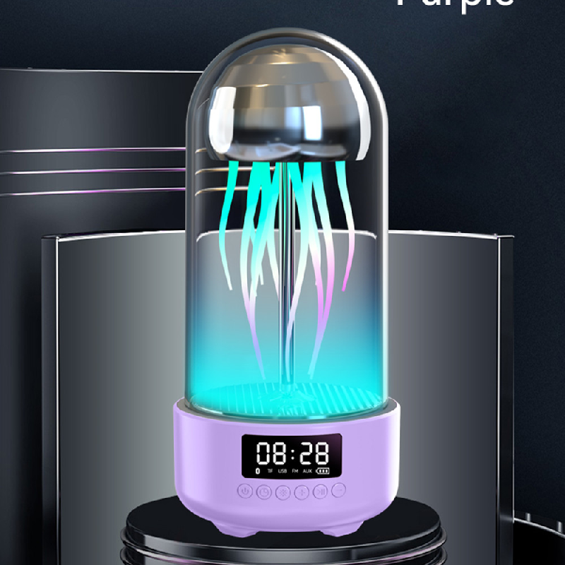 Wireless Portable Night Light 7 Lighting Colors Bt Speaker Jellyfish Table Lamp Mini Bluetooth Speaker