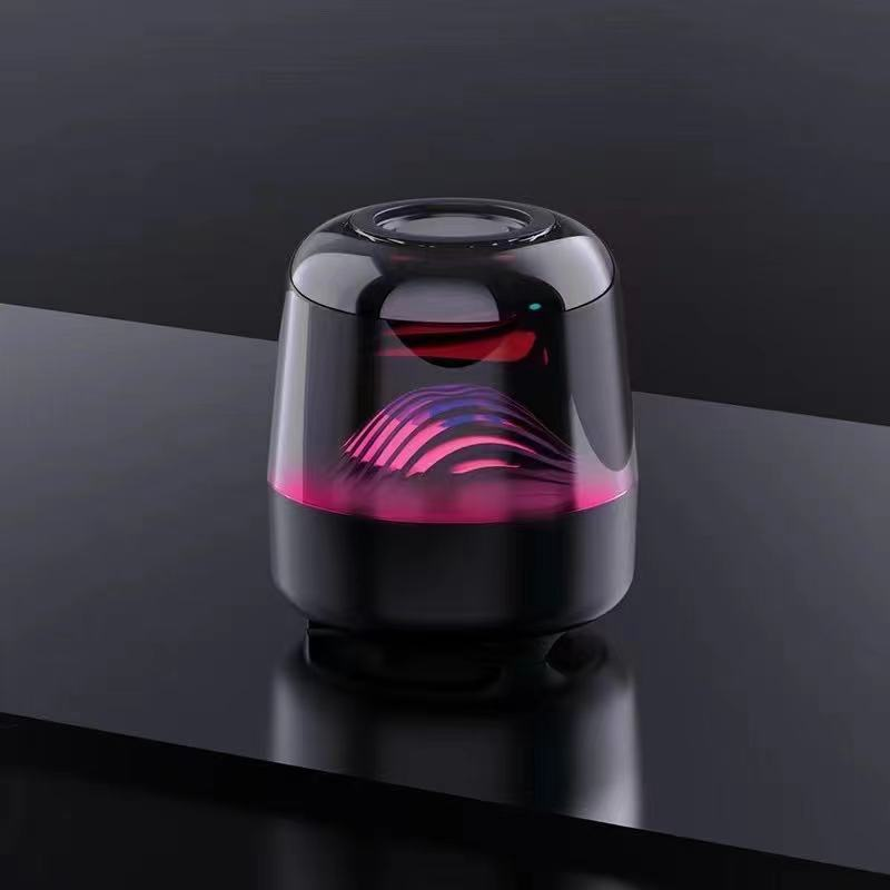 Dazzling Lights Wireless Bt Speaker Mobile Computer Subwoofer Glazed Small Audio Portable Bluetooth Speaker