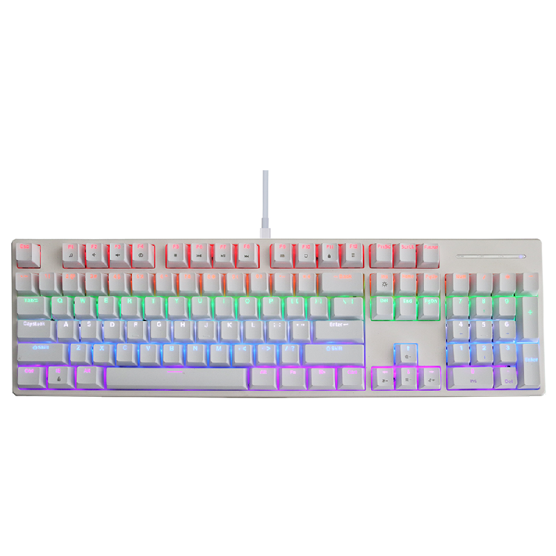 Rgb Mechanical Keyboard 104 Keys Backlit Wired Gaming Keyboards Usb Gamer Keyboard Switches