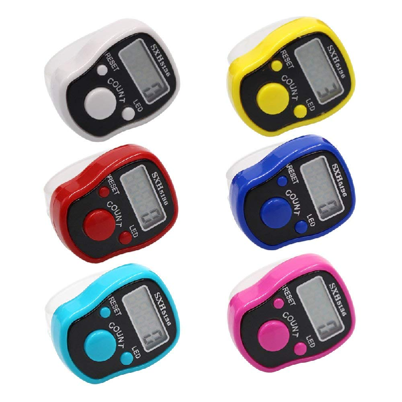 Digital Counter Electronic Counters Lap Track Handheld Ring Hand Tally Counter