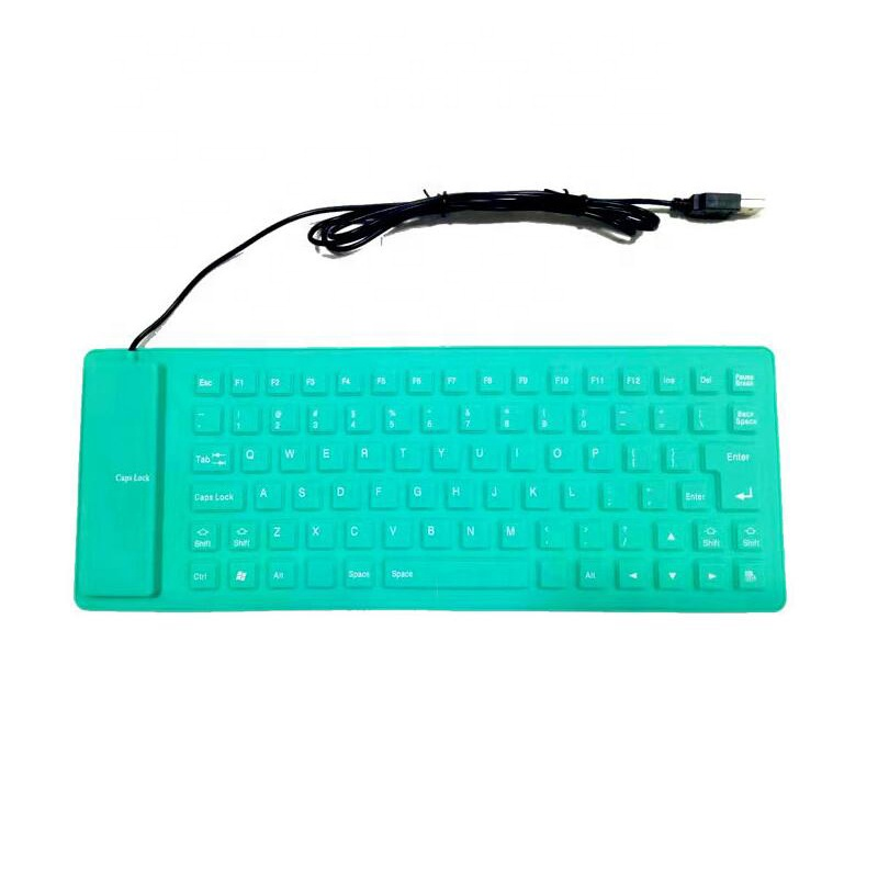 85 Keys Usb Wired Gaming Keyboards Waterproof Foldable Silicone Flexible Keyboard