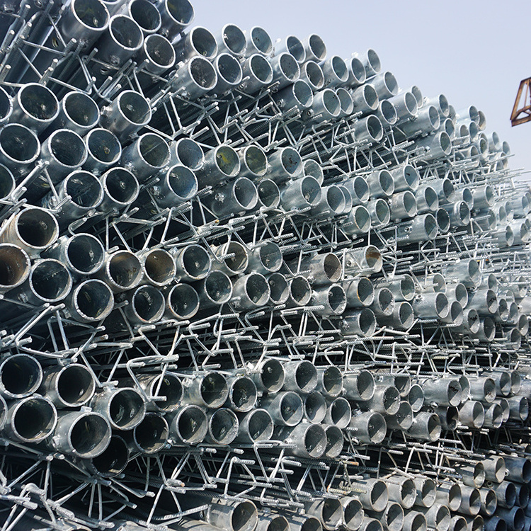 Helical Screw Piles Manufacturer  High Load Capacity Fence Spiral Ground Anchor