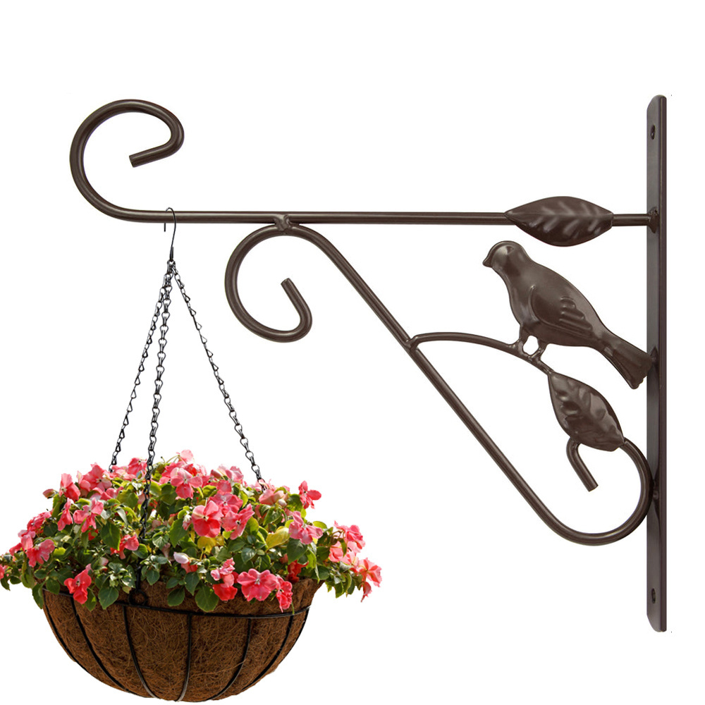 Hanging Flower Pot Bracket iron hanging plant bracket for plant hangers outdoor