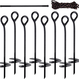 Different Size Ground Anchor Kit metal Heavy Duty Long Ground Anchor Kit