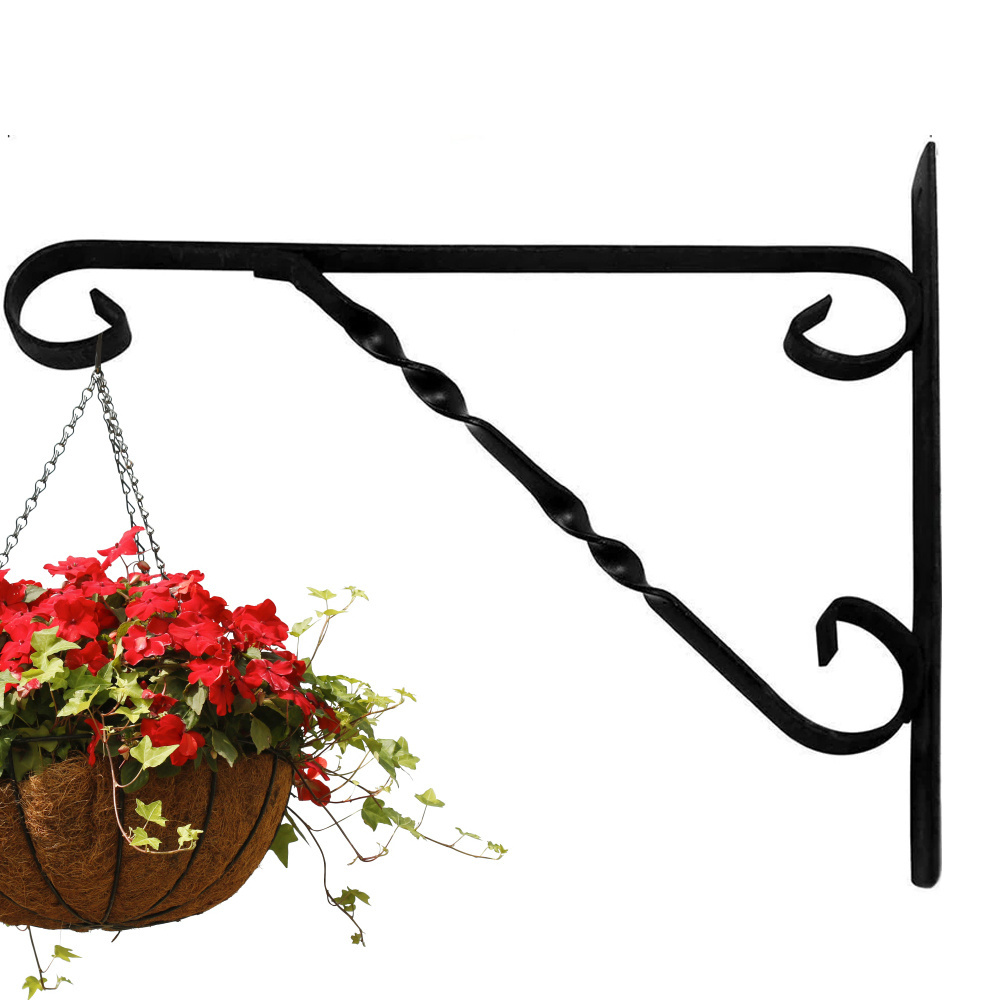 Hanging Flower Pot Bracket iron hanging plant bracket for plant hangers outdoor