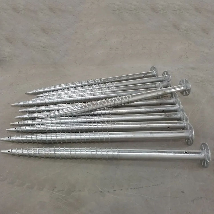 Ground Screw Helical Pile Excellent High Quality Flange Helical Piles