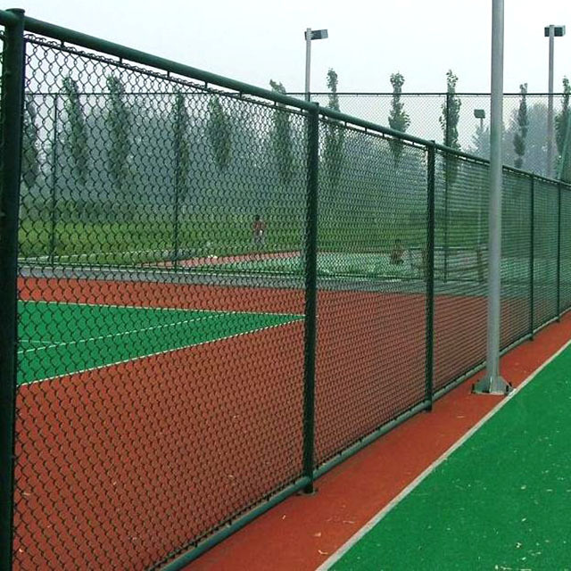 Factory Sales Wholesale Used Black Chain Link Fence For Sale