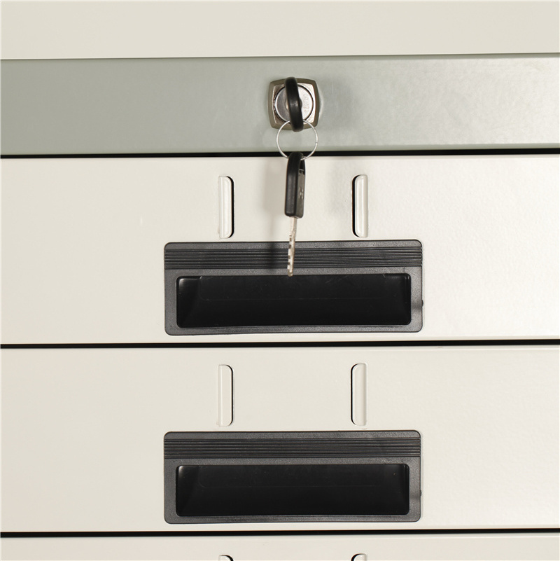 Luoyang CBNT metal furniture steel 10 drawers small file cabinet / colorful beside storage cabinet