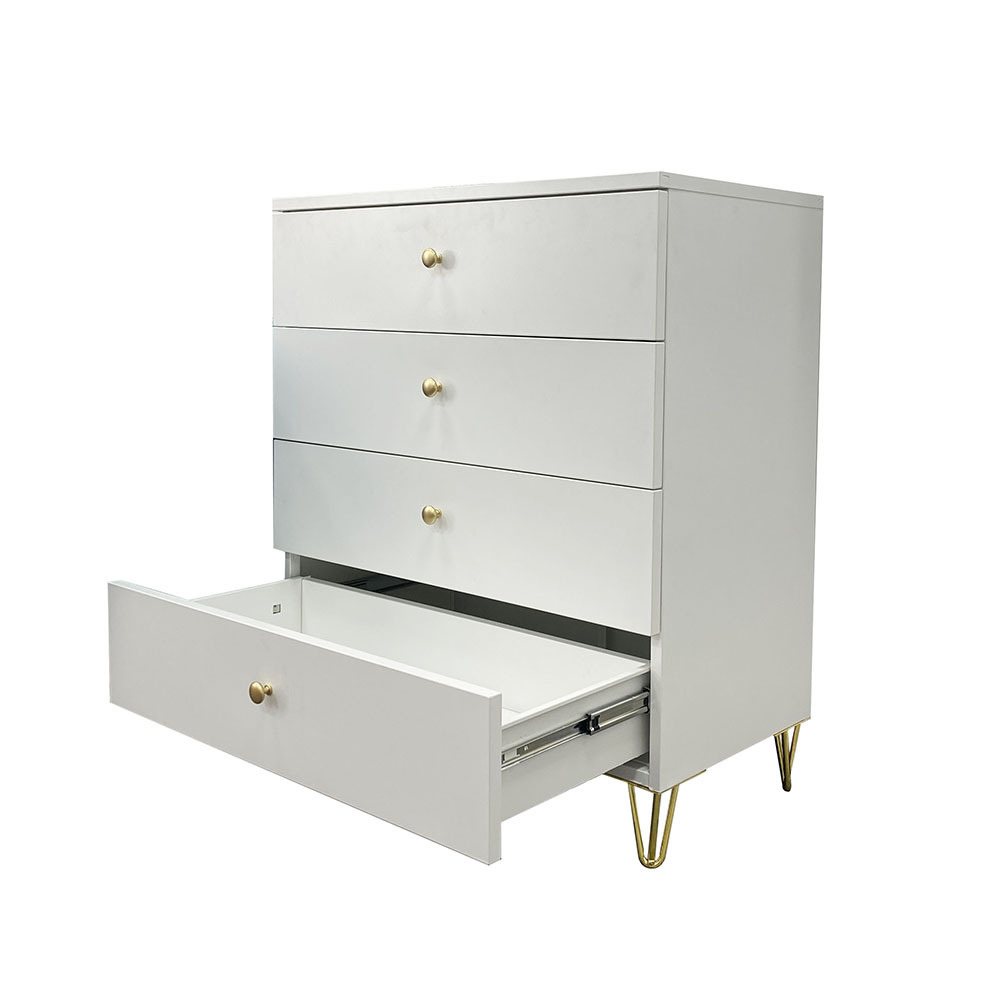 Metal storage dresser chest cabinet organizer unit with legs 4 drawer dresser drawer chest