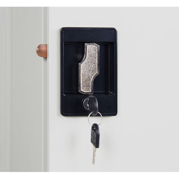 Metal Door handle cabinet plastic locks with master key