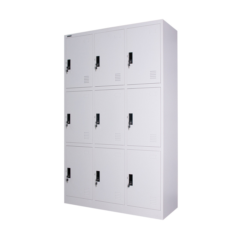 Luoyang CBNT Furniture personal locker Three line nine doors steel Cabinet outdoor locker