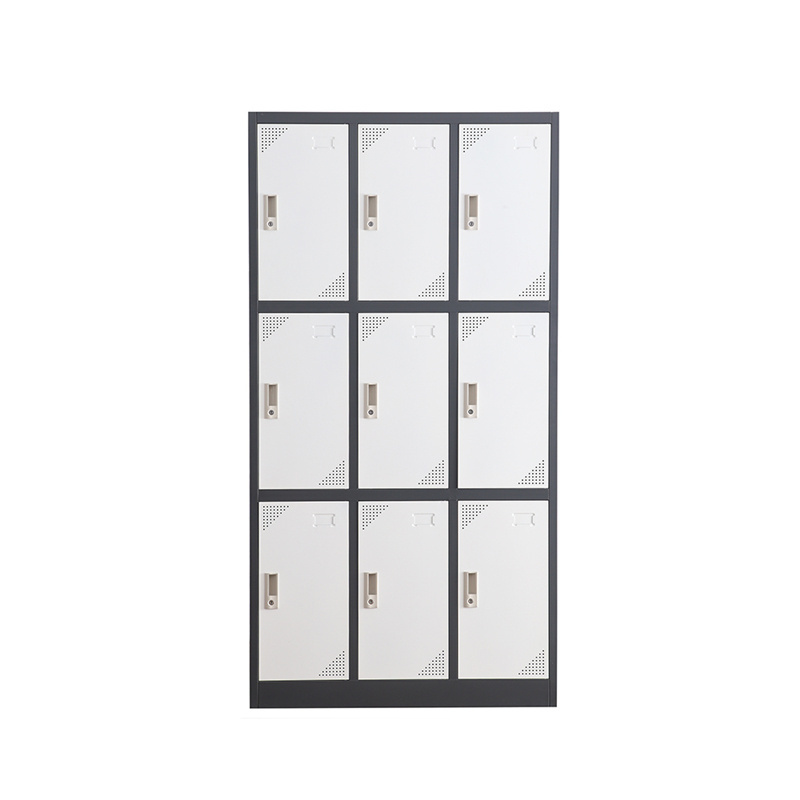 Luoyang CBNT Furniture personal locker Three line nine doors steel Cabinet outdoor locker