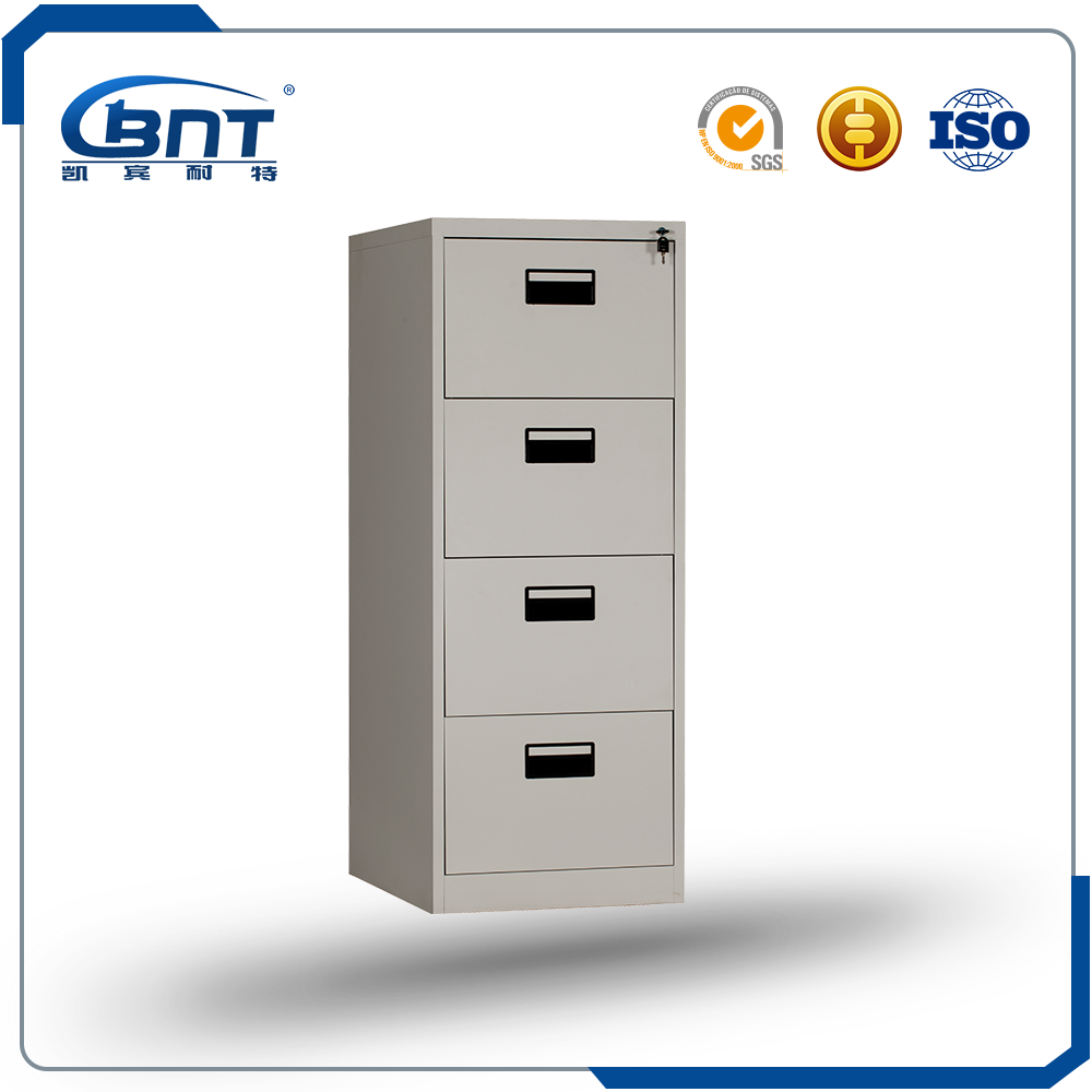 Vertical Drawer Metal Cabinet 4 Drawer Steel Filing Cabinet