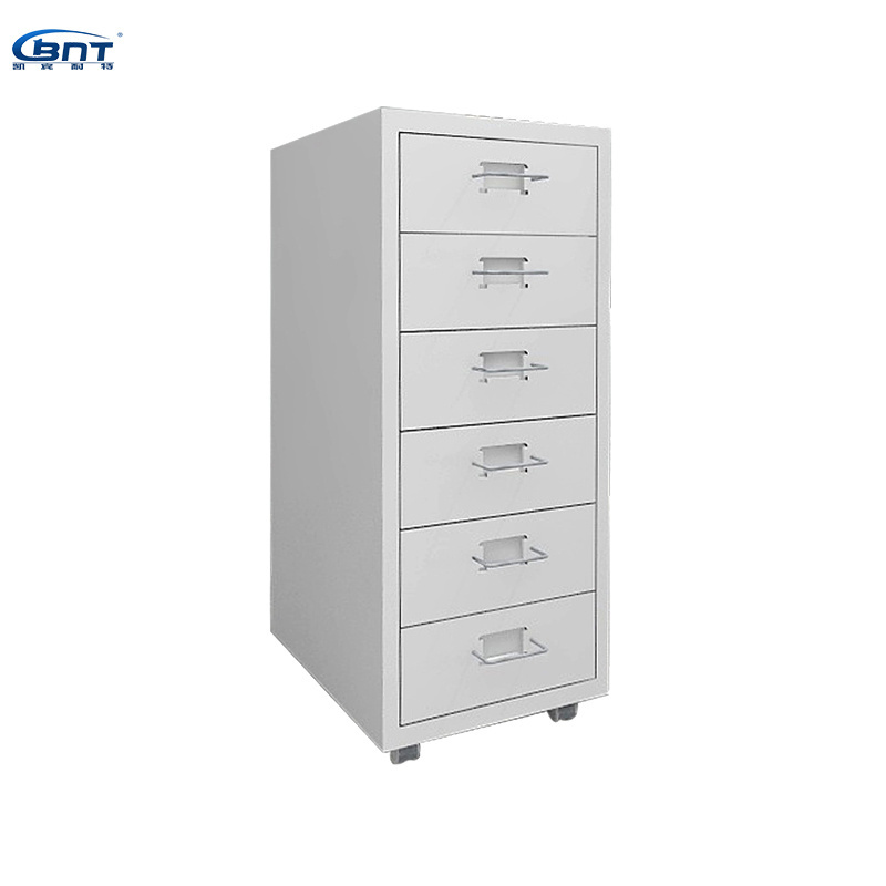 Office furniture metal mobile filing cabinet drawer units under the desk