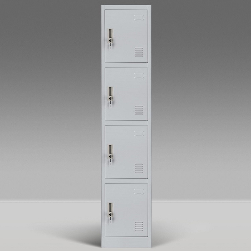 High Quality bedroom home locker hanging clothes storage cabinet depot metal wardrobe