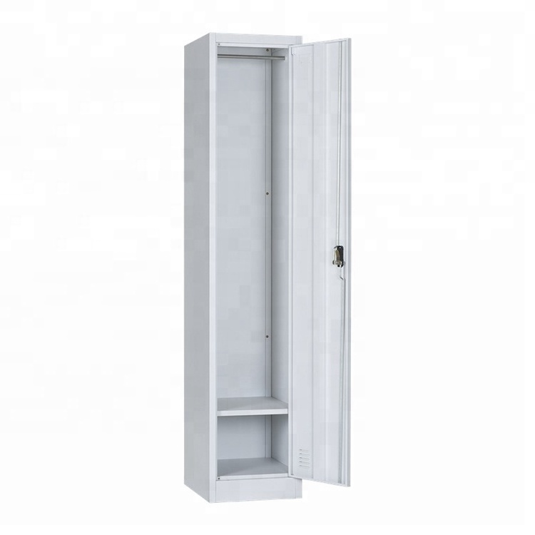 Metal Wardrobe Cabinet Single Door Steel Locker Metal locker