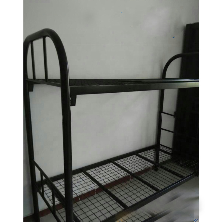 Dormitory Bunk Bed Cheap Eco-feiendly School Used Metal Bedroom Furniture Industrial Metal Double Bunk Bed with Desk and Locker