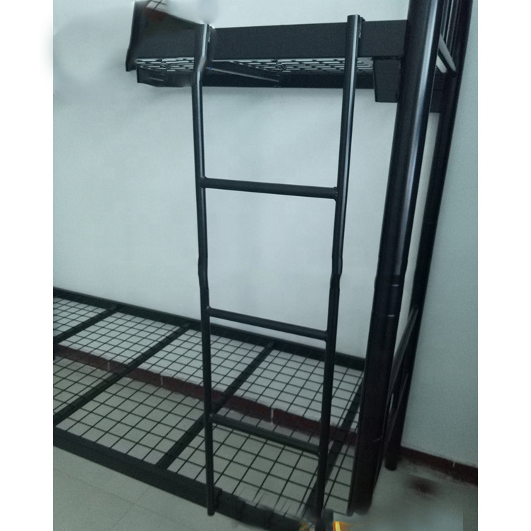 Dormitory Bunk Bed Cheap Eco-feiendly School Used Metal Bedroom Furniture Industrial Metal Double Bunk Bed with Desk and Locker