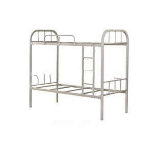 Dormitory Bunk Bed Cheap Eco-feiendly School Used Metal Bedroom Furniture Industrial Metal Double Bunk Bed with Desk and Locker