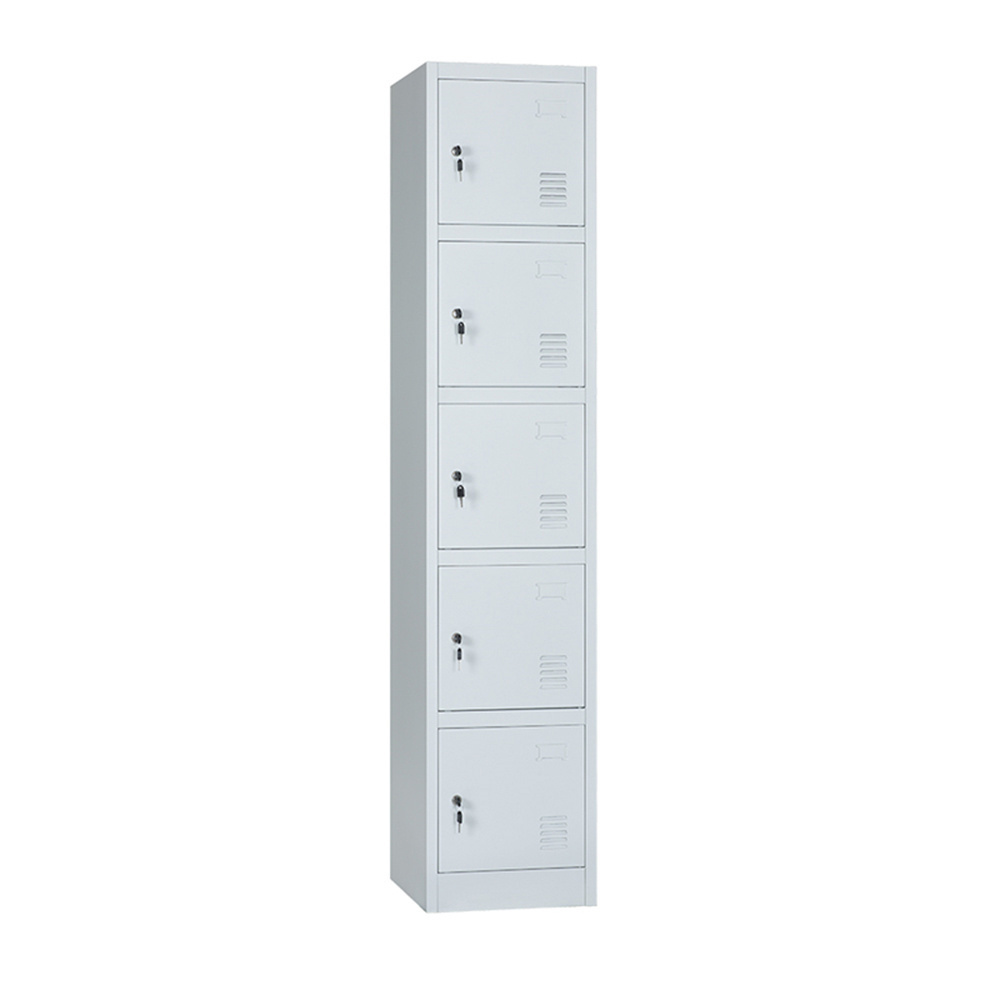 Cheap Price 5 Doors School Locker Metal Employee Locker Gym Locker