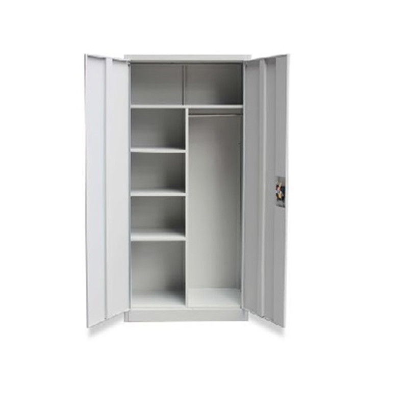 Office Stainless Metal Wardrobe Steel Storage Cabinet Clothes Locker