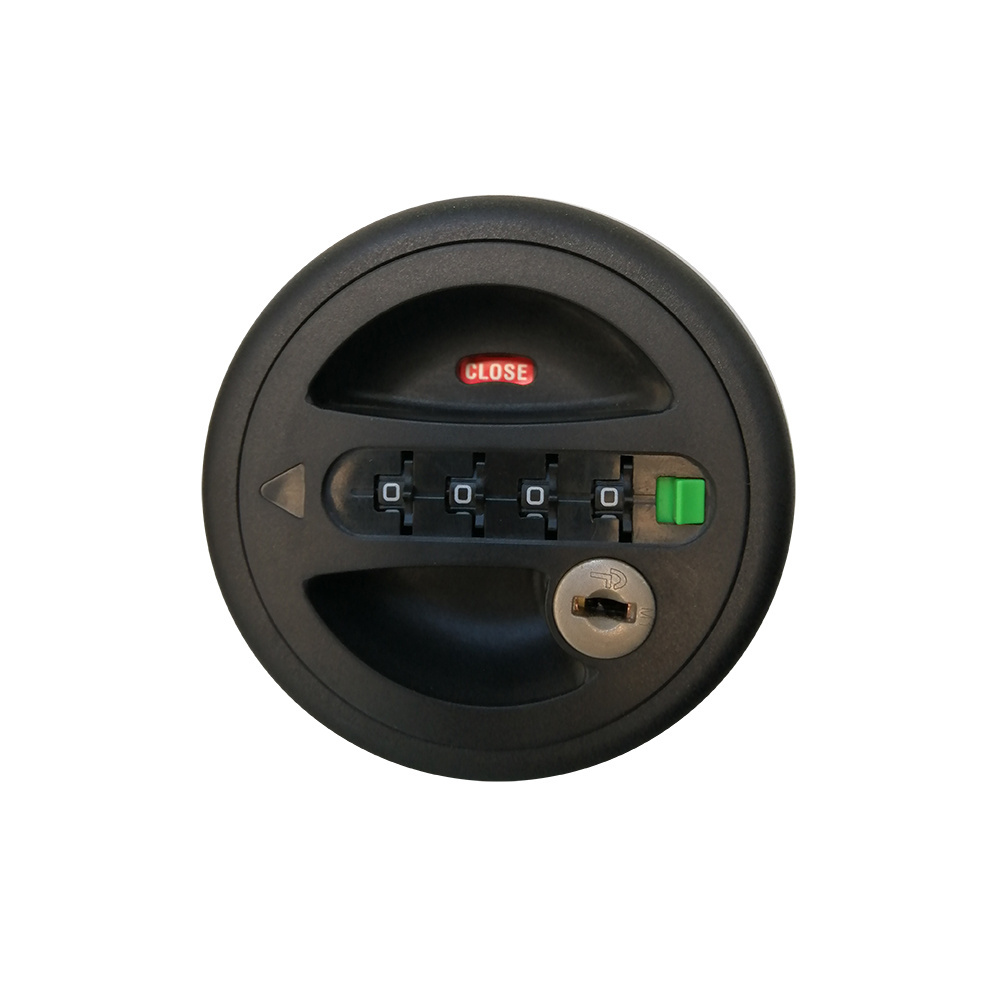 Digital combination lock for mobile pedestal used circle shape number code lock