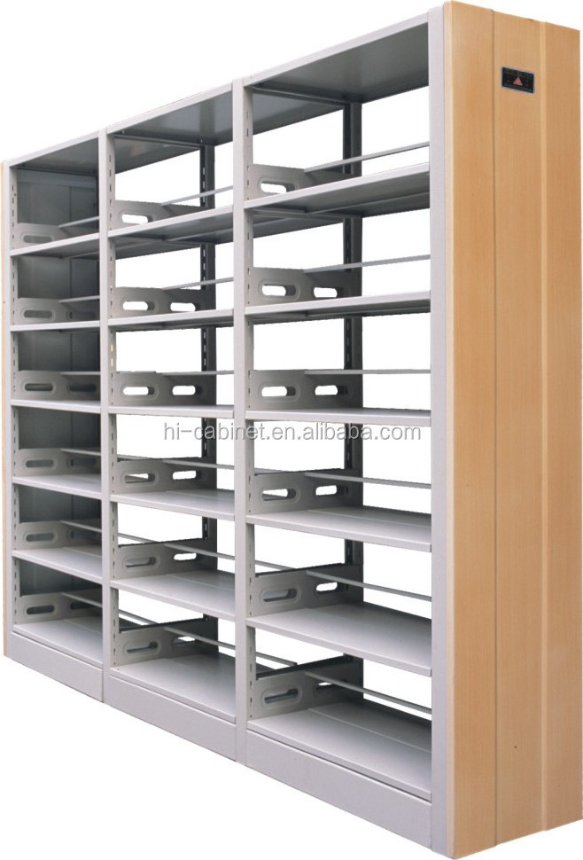 High Quality Library Furniture Used Library Bookcases Metal Manufacturer Industrial Stainless Steel RAL Storage Books Knock-down